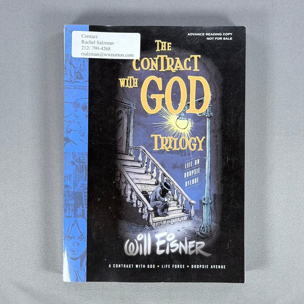 Will Eisner The Contract With God Trilogy Paperback 2005 ARC Proof Graphic Novel